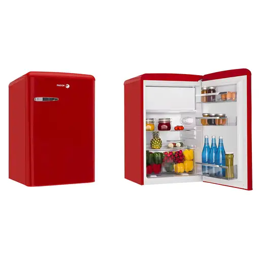 Fagor 3FFV-855R nevera combi Independiente 108 L Rojo