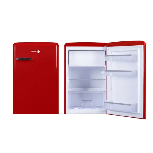 Fagor 3FFV-855R nevera combi Independiente 108 L Rojo