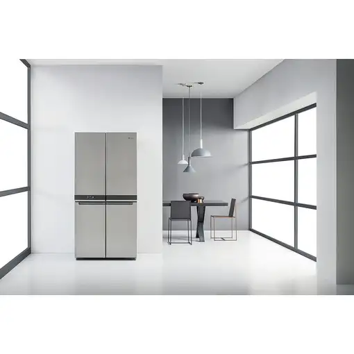 Whirlpool WQ9 B2L nevera puerta lado a lado Independiente 594 L Acero inoxidable