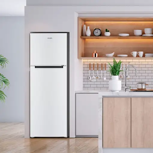 Frigoríficos dos puertas Independiente 304 L Blanco SF17601E SVAN