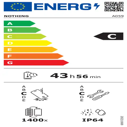Smartphone Nothing Phone (3a) 17,2 cm (6.77'') 5G 256GB/12GB RAM blanco NOTHING