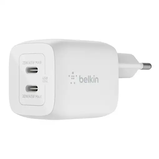 Belkin WCH011vfWH Portátil, Smartphone, Tableta Blanco Corriente alterna