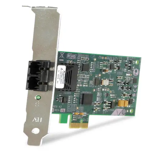 Allied Telesis 100FX Desktop PCI-e Fiber Network Adapter Card w/PCI Express