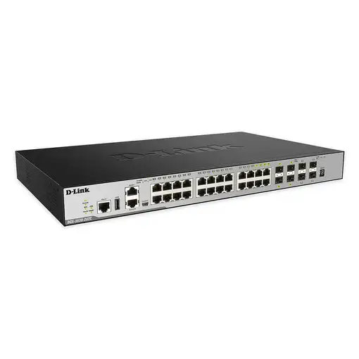 D-Link DGS-3630-28TC switch Gestionado L3 Gigabit Ethernet (10/100/1000) 1U Negro D-Link DGS-3630-28TC switch Gestionado L3 Gigabit Ethernet (10/100/1000) 1U Negro