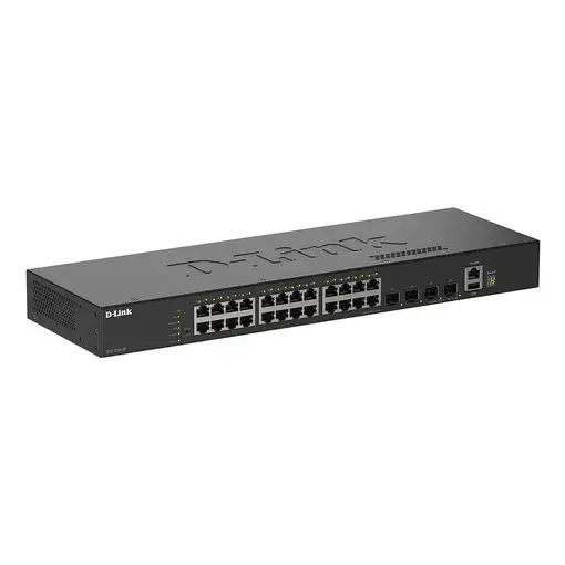 D-Link DGS-1530-28/E switch Gestionado L2 Gigabit Ethernet (10/100/1000) Negro