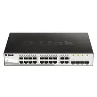 D-Link DGS-1210-16 switch Gestionado L2 Gigabit Ethernet (10/100/1000) 1U Negro