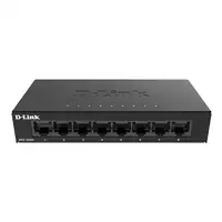 D-Link DGS-108GL No administrado Gigabit Ethernet (10/100/1000) Escritorio Negro