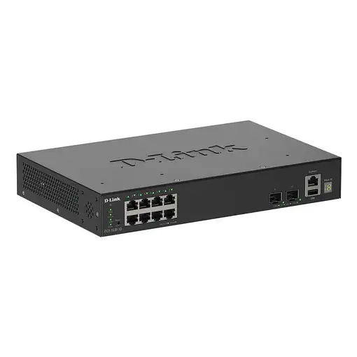 D-Link DGS-1530-10 Gestionado L2 Gigabit Ethernet (10/100/1000) Negro