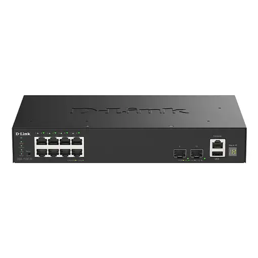 D-Link DGS-1530-10 Gestionado L2 Gigabit Ethernet (10/100/1000) Negro