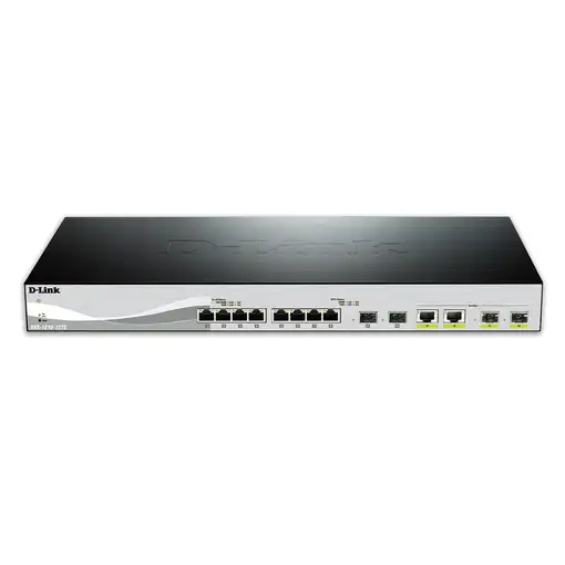 D-Link DXS-1210-12TC/E switch Gestionado L2 10G Ethernet (100/1000/10000) 1U Negro