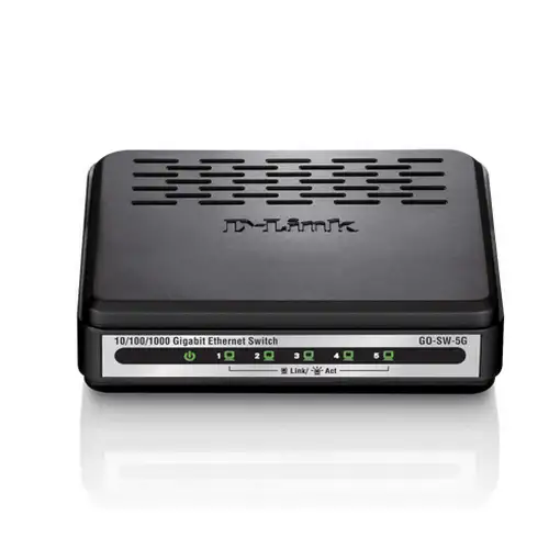 D-Link GO-SW-5G switch No administrado Negro