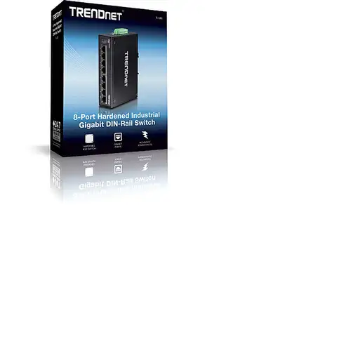 Trendnet TI-G80 switch No administrado L2 Gigabit Ethernet (10/100/1000) Negro