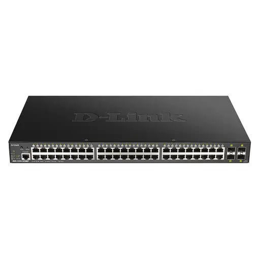 D-Link DGS-1250-52XMP Gestionado L3 Energía sobre Ethernet (PoE) Negro