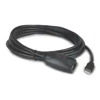 APC NetBotz USB Latching Repeater Cable, LSZH - 5m cable USB 5,00 m USB A Negro
