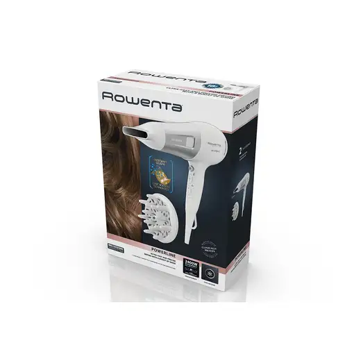 Secador de pelo blanco 71885 CV5930F0 ROWENTA