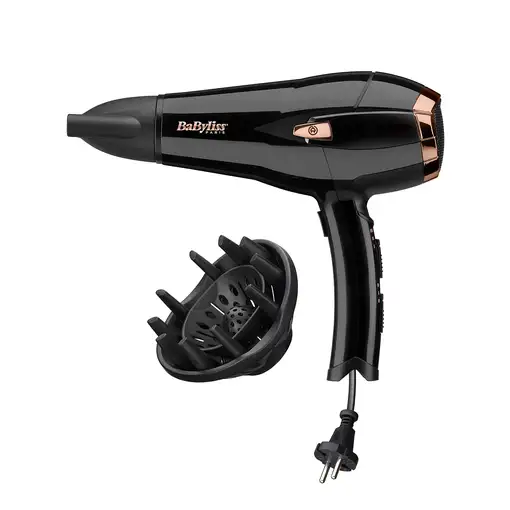 Secador de pelo negro D373E BABYLISS Secador de pelo negro D373E BABYLISS