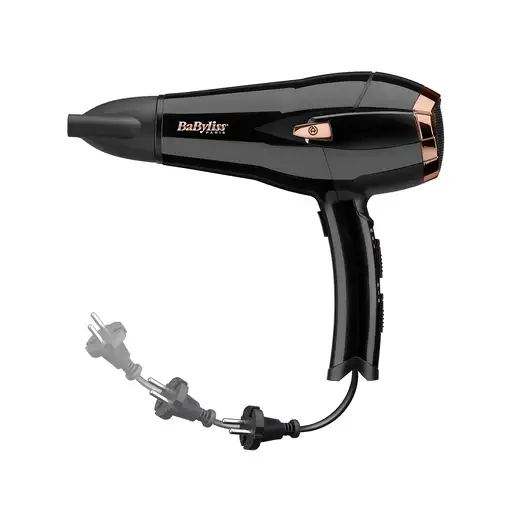 Secador de pelo negro D373E BABYLISS
