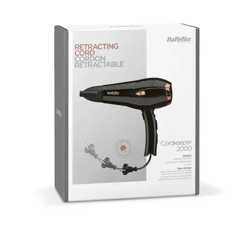 Secador de pelo negro D373E BABYLISS