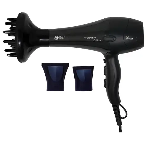 Secador de pelo negro NVR-2204-S-ION PRO NEVIR