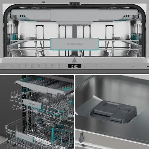 Lavavajillas 598 mm 16 place settings 746058 HISENSE