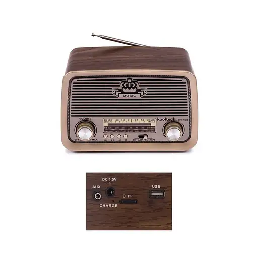 Kooltech CPR INDIE radio Portátil Madera