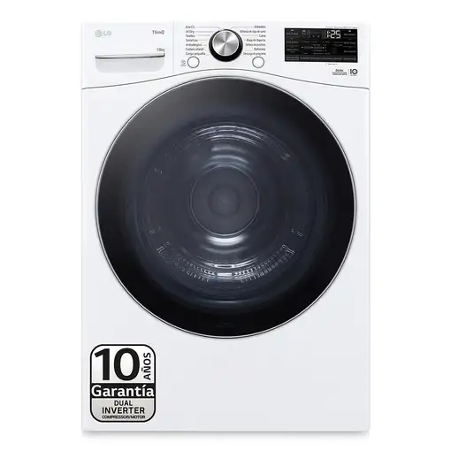 LG RH18U8AVCW secadora Independiente Carga frontal 18 kg Blanco