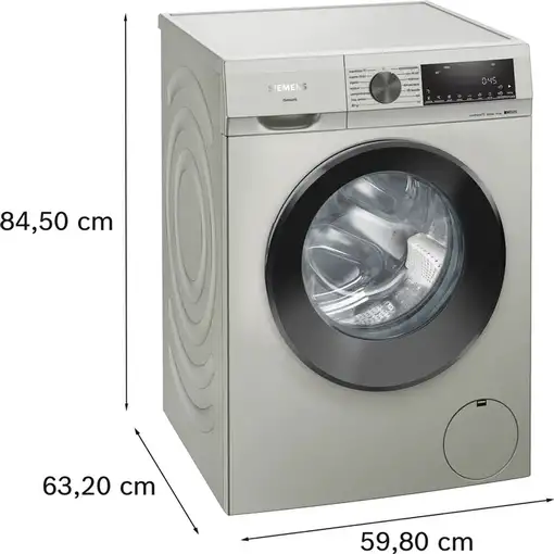 Lavadora carga frontal 10 kg 1351 RPM Acero inoxidable WG54G2ZPES SIEMENS