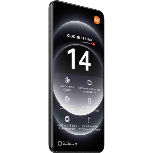Xiaomi 14 Ultra 17,1 cm (6.73\) SIM doble 5G USB Tipo C 16 GB 512 GB 5000 mAh Negr