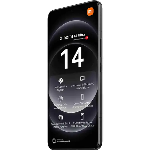 Xiaomi 14 Ultra 17,1 cm (6.73\) SIM doble 5G USB Tipo C 16 GB 512 GB 5000 mAh Negr