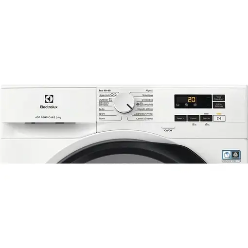 Lavadora carga frontal 9 kg 1351 RPM Blanco 914 932 016 ELECTROLUX