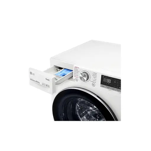 Lavadora carga frontal 10.5 kg 1360 RPM Blanco F4WV7010S2W LG