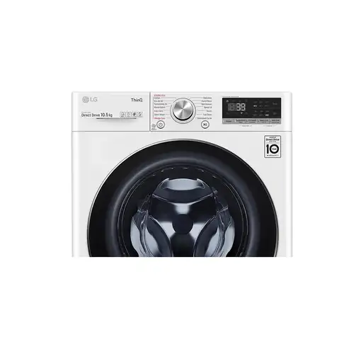 Lavadora carga frontal 10.5 kg 1360 RPM Blanco F4WV7010S2W LG