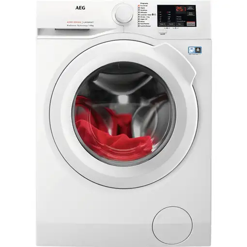Lavadora carga frontal 10 kg 1351 RPM Blanco 914 915 507 AEG