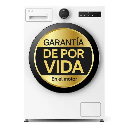 Lavadora carga frontal 9 kg 1350 RPM Blanco F4X7009TWS LG Lavadora carga frontal 9 kg 1350 RPM Blanco F4X7009TWS LG