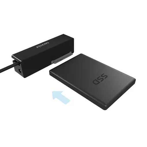 AISENS Adaptador ASE-35C02B SATA a USB-C USB 3.0/USB3.1 GEN1 para Discos Duros 2.5