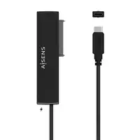 AISENS Adaptador ASE-35C02B SATA a USB-C USB 3.0/USB3.1 GEN1 para Discos Duros 2.5