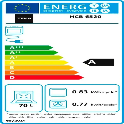 Horno 71 L Negro 111020036 TEKA