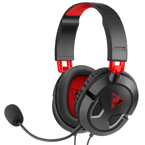 Turtle Beach Recon 50 Auriculares Alámbrico Diadema Juego Negro, Rojo