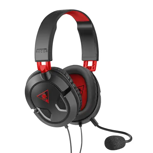 Turtle Beach Recon 50 Auriculares Alámbrico Diadema Juego Negro, Rojo