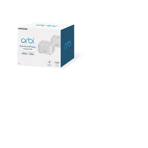 NETGEAR Orbi WiFi System (RBK12) AC1200 Doble banda (2,4 GHz / 5 GHz) Wi-Fi 5