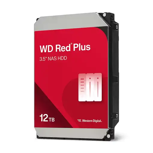Western Digital Red Plus WD120EFGX disco duro interno 12 TB 7200 RPM 512 MB 3.5''