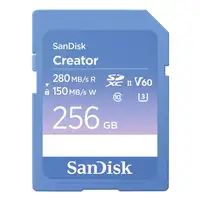 SanDisk Creator 256 GB SDXC UHS-II Clase 10 SanDisk Creator 256 GB SDXC UHS-II Clase 10