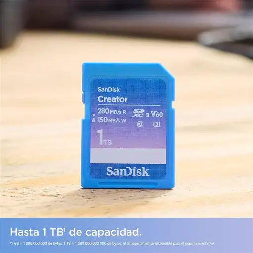 SanDisk Creator 256 GB SDXC UHS-II Clase 10
