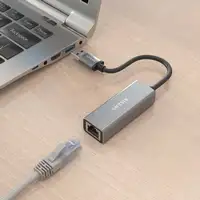 AISENS Conversor USB 3.0 a ethernet Gigabit 10/100/1000 Mbps, Gris, 15cm
