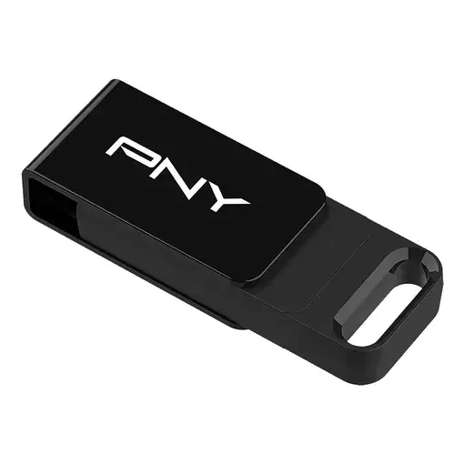 PNY Elite unidad flash USB 64 GB USB Tipo C 3.2 Gen 1 (3.1 Gen 1) Negro