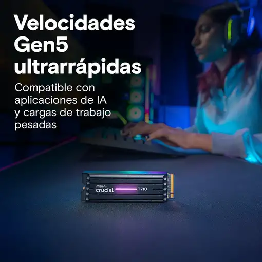 Crucial T710 1 TB M.2 PCI Express 5.0 NVMe