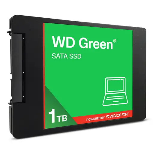 Western Digital Green WDS100T5G0A 1 TB 2.5'' Serial ATA III 3D NAND