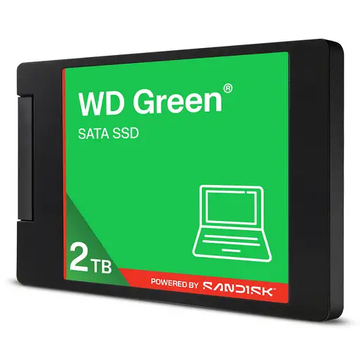 Western Digital Green WDS100T5G0A 2 TB 2.5'' Serial ATA III 3D NAND