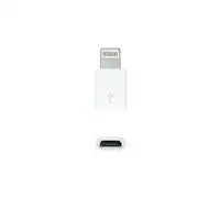 Nanocable Adaptador Lightning a Micro USB, Lightning/M-Micro B/H Blanco