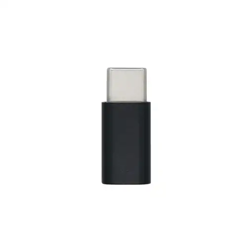 AISENS Mini Adaptador USB-С USB 2.0, Tipo Micro-B/H-USB-С/M, Negro